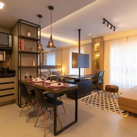 Luxuoso Apto Em Frente Ao Shopping Curitiba - Piscina, Academia e Sauna-2